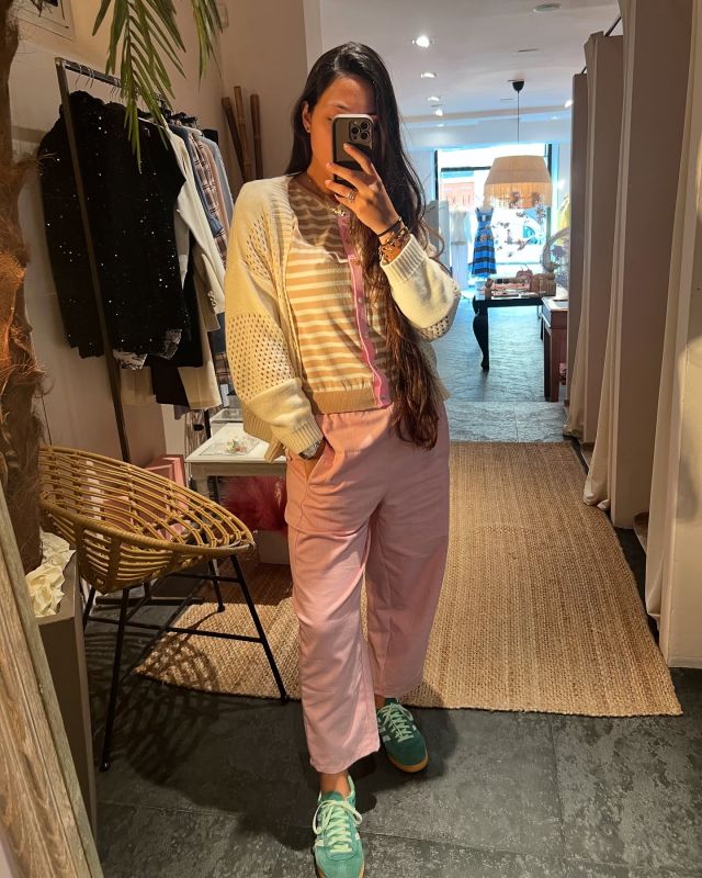 righe e rosa?? amore a prima vista!! 🛍️🎀💘