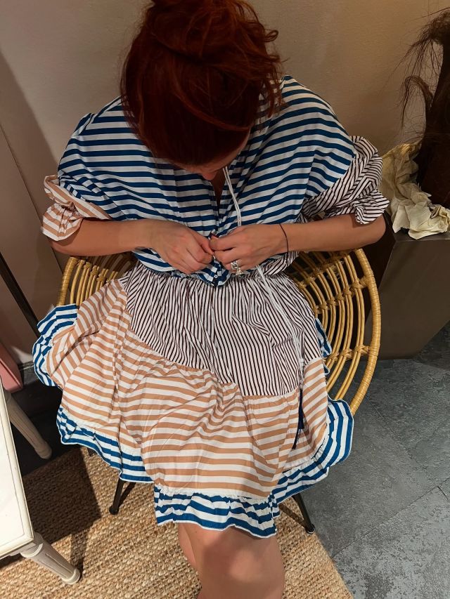 righerigherighe✨
abitino in cotone con righe colorate!