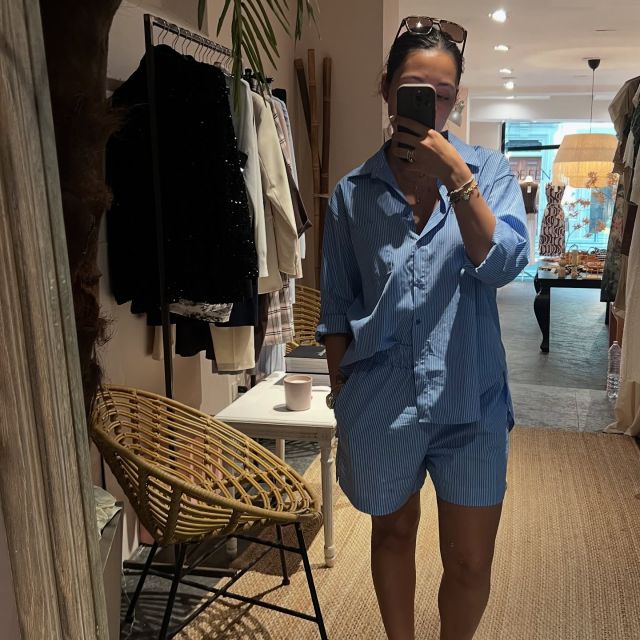 completino righe 🤍 
maxi camicia e bermuda uomo 🎀🛍️